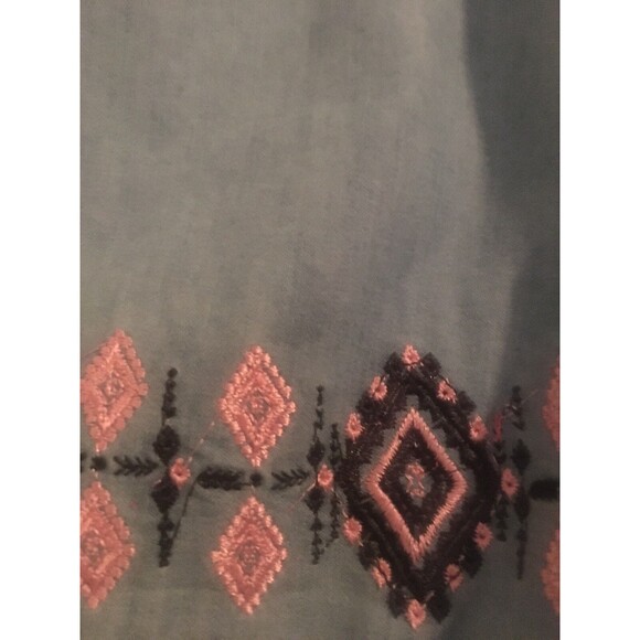 Delias Girl Graphic Denim Shorts Lightweight Girls Size 5/6 - Picture 4 of 5